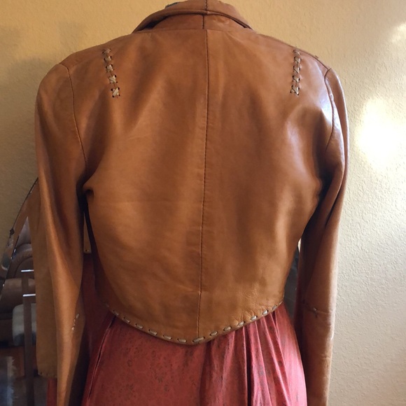 Vintage Hand Stitched Leather Jacket - Picture 5 of 7